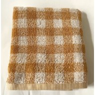 Handdoek - Ruit Groot - Geel
